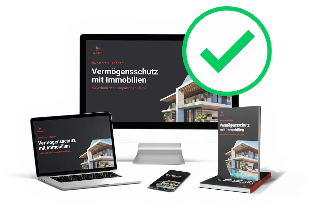 RedBird Immobilien Nordzypern - Vermögensschutz mit Immobilien Check Mockup